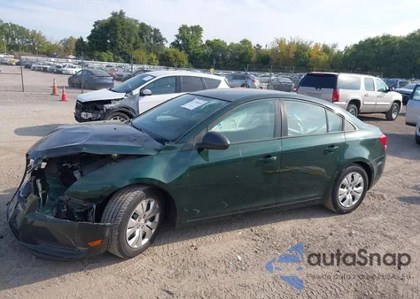 2014 Chevrolet Cruze Ls Auto из США, поврежденный, VIN 1G1PA5SH8E7115531